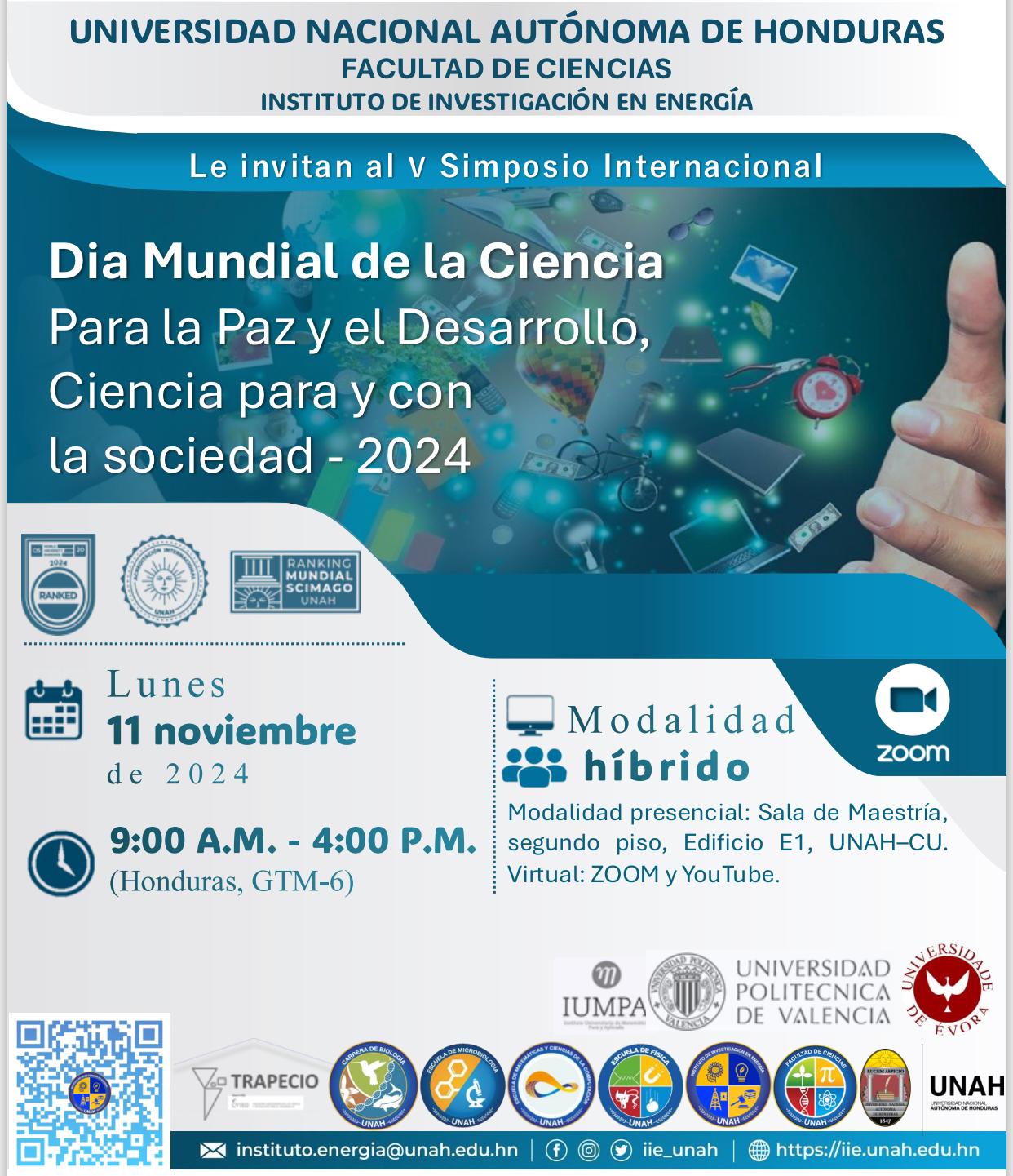 Simposio Internacional Día Mundial de la Ciencia para la Paz y el