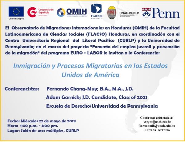 Conferencia 22 de mayo Metodos de Migracion Choluteca