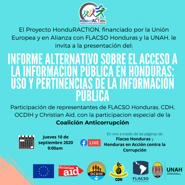 Invitacion Presentacion Informe Alt. Informacion Publica HACT FLACSO 10Sept2020
