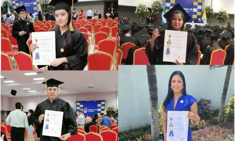 UNAH-VS graduó 4 nuevos técnicos universitarios en Microfinanzas