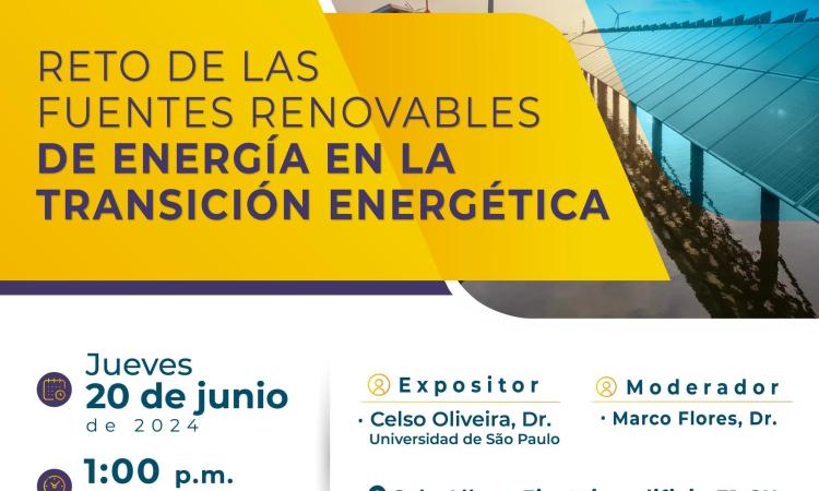 Conferencia: "Reto De Las Fuentes Renovables De Energía En La Transición Energética"
