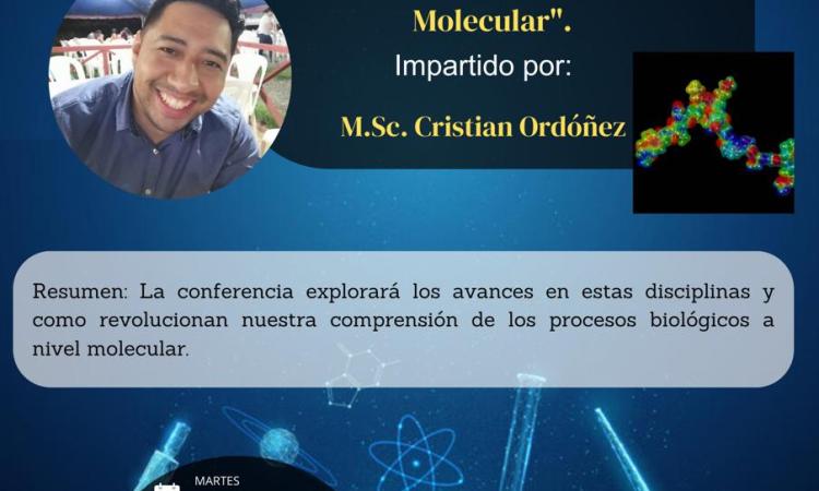 5to Coloquio de la Facultad de Ciencias, con el tema: Fronteras de la Ciencia: Dinámica Molecular y Física Cuántica en Biología Molecular