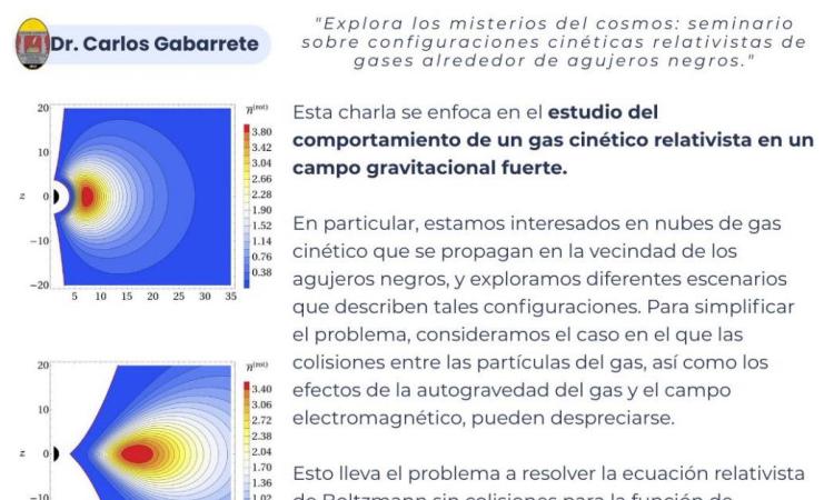 El profesor Gabarrete de la Facultad de Ciencias comparte su investigación sobre gases relativistas en seminario internacional