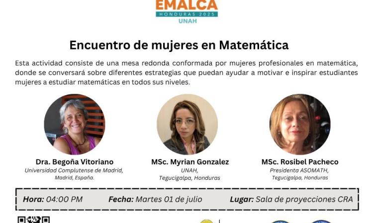 Te invitamos al "Encuentro de Mujeres en Matemática"