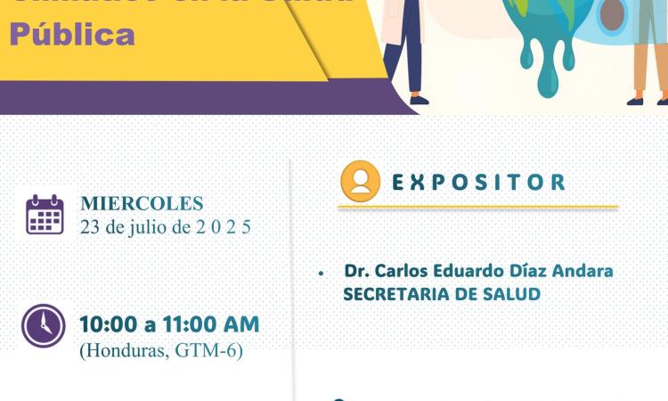 Facultad de Ciencias UNAH | Conversatorio sobre Cambio Climático y Salud Pública