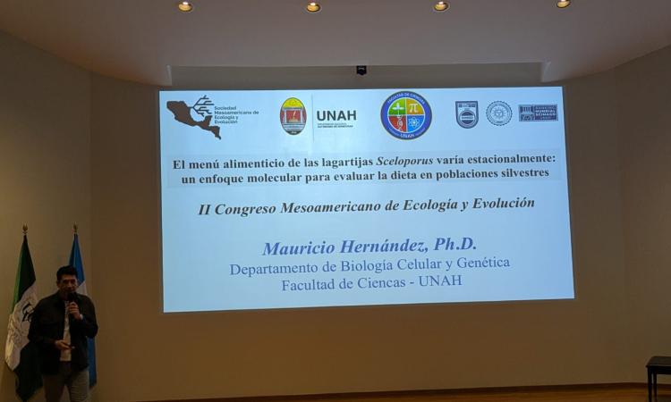 Escuela de Biología, UNAH presente en el Congreso Mesoamericano de Ecología y Evolución 