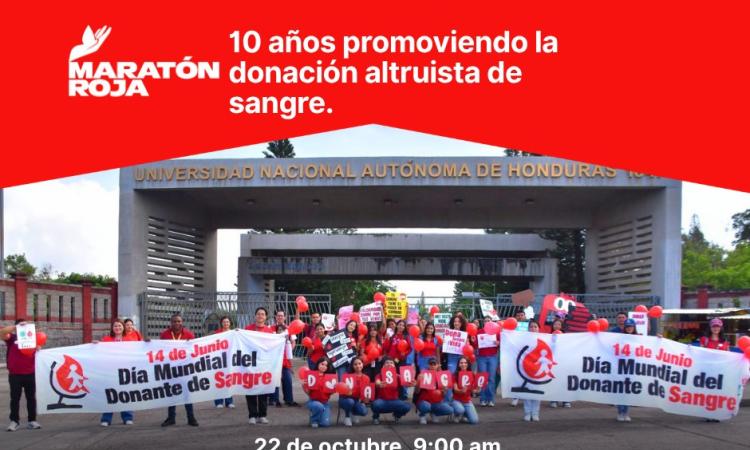 Charla: “10 años promoviendo la donación altruista de sangre”, en el marco de la Maratón Roja.