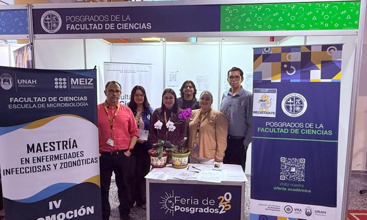 Los Posgrados de la Facultad de Ciencias dijeron presente en la Feria de Posgrados 2025 en Ciudad Universitaria.