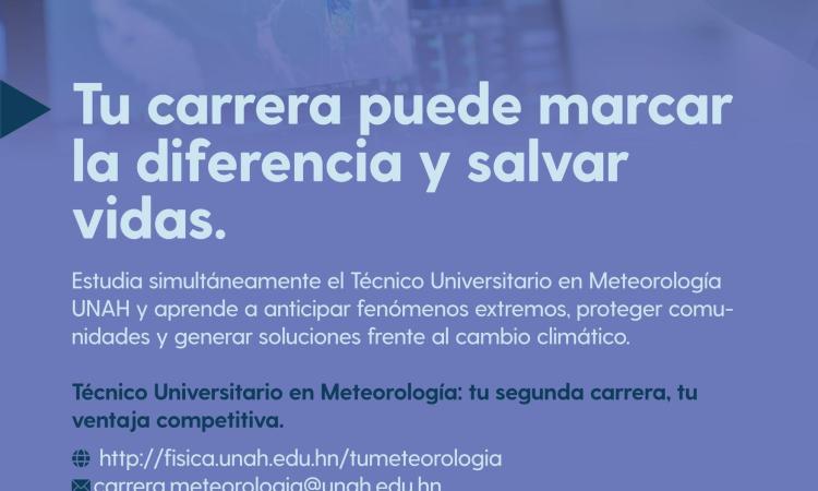 El mundo necesita profesionales capaces de comprender y anticipar el clima.