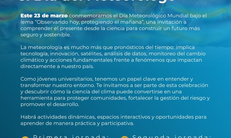 ¡Celebramos el Día del Meteorólogo en la Facultad de Ciencias!