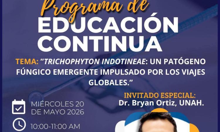 Conferencia: Tema:“Trichophyton indotineae: un patógeno fúngico emergente impulsado por los viajes globales”