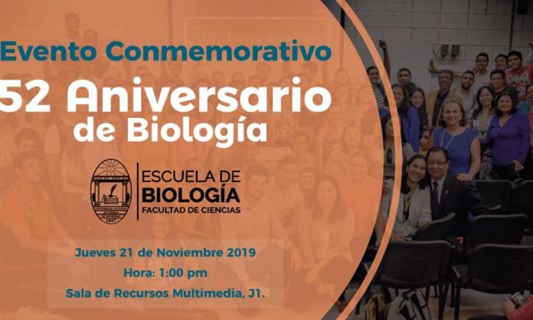 Evento conmemorativo al 52 aniversario de Biología.