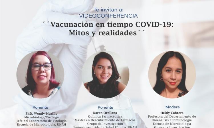Videoconferencia: “Vacunación en tiempo COVID-19: Mitos y realidades”.