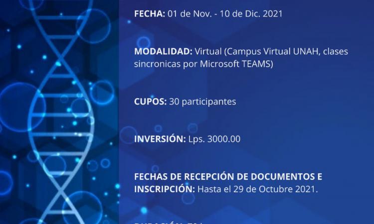 Curso: Introducción al Diagnóstico Molecular en modalidad virtual impartido por el Instituto de Investigaciones en Microbiología!