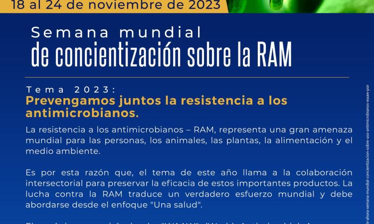 Semana mundial de concientizar sobre la RAM, del 18 al 24 de noviembre