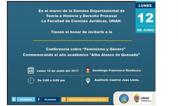 Conferencia sobre "Feminismo y Genero"