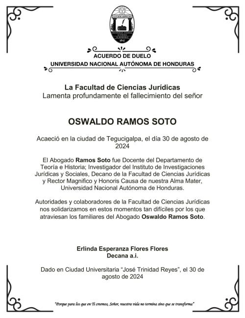 Acuerdo de duelo Abg Oswaldo Ramos Soto 1