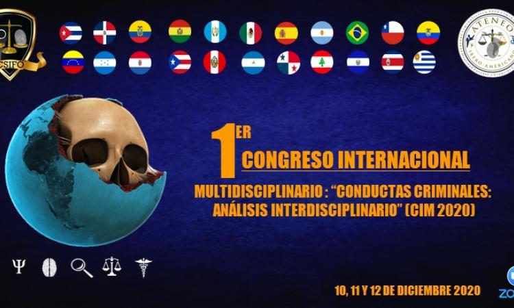 1er CONGRESO INTERNACIONAL MULTIDISCIPLINARIO (CIM 2020)
