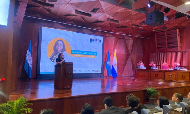 Lanzamiento del Observatorio Universitario Nacional de Transparencia y Anticorrupción en Honduras desde la UNAH