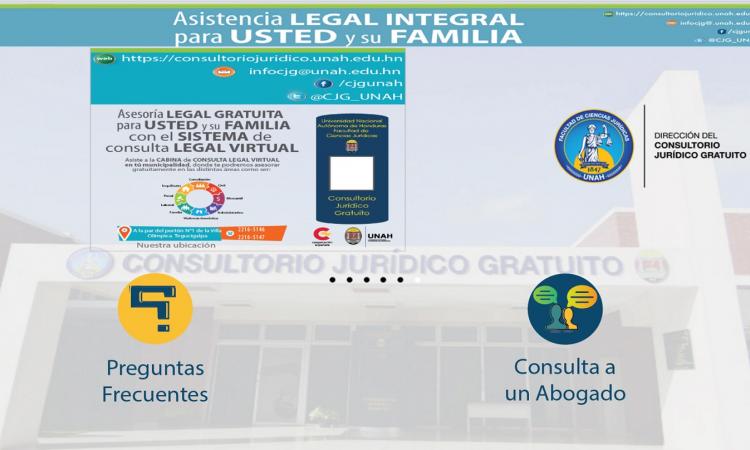 Sistema de Consulta Legal Virtual del Consultorio Jurídico Gratuito/UNAH