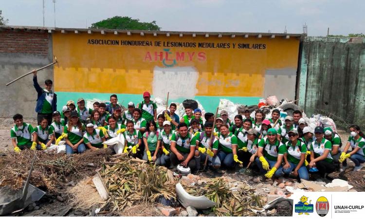 Estudiantes de UNAH-CURLP realizan campaña “Residuo Cero” – Choluteca