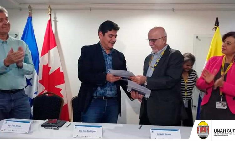 FUNDAUNAH y Swisscontact firman Convenio de Colaboración para instalar y operar una Planta Procesadora de Leche en el Centro Universitario Regional del Litoral Pacífico (CURLP) en Choluteca