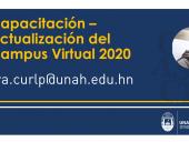 Docentes inician el III Periodo actualizándose al Campus Virtual 2020