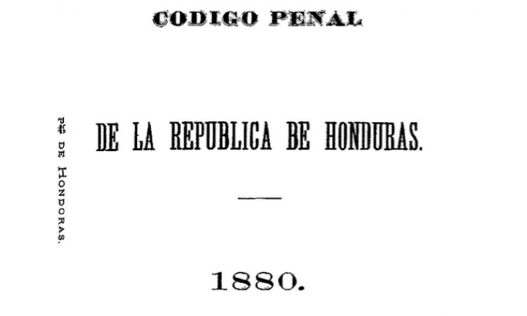 Código Penal de Honduras para 1880
