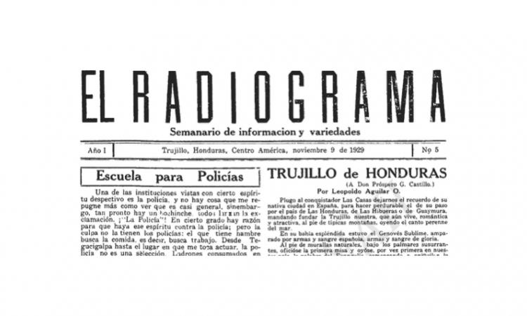 Semanario de Trujillo: El Radiograma 1929.
