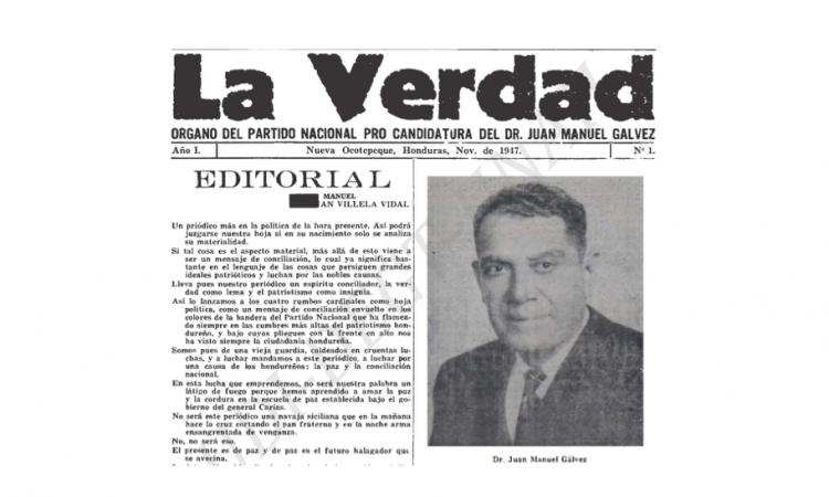 La Verdad: Quincenario político 1947.