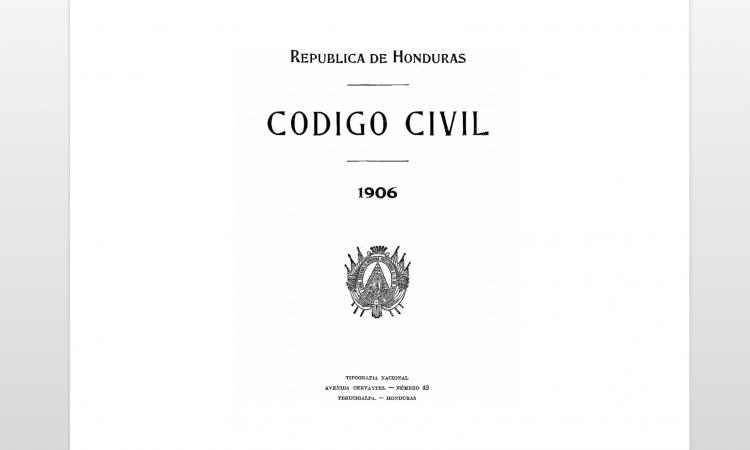 Código Civil de Honduras 1906