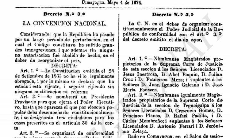 El Convencional N°2, del 4 de mayo de 1874.