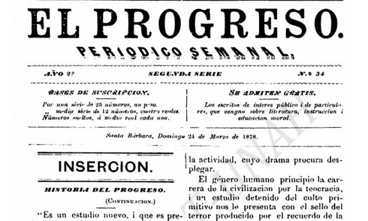 El Progreso (Año.2, No.34) 24 de Marzo de 1878.