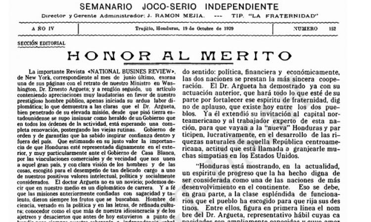 La Voz de la Prensa (Año 4, No.152) 19 de octubre de 1929.