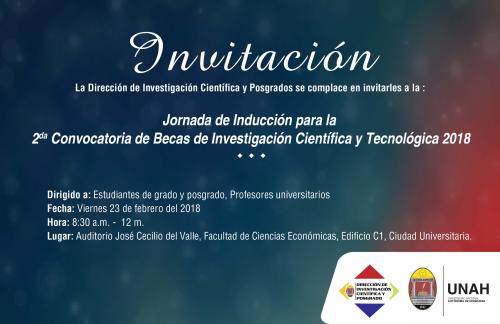 Invitacion 2da Convocatoria de becas 2019