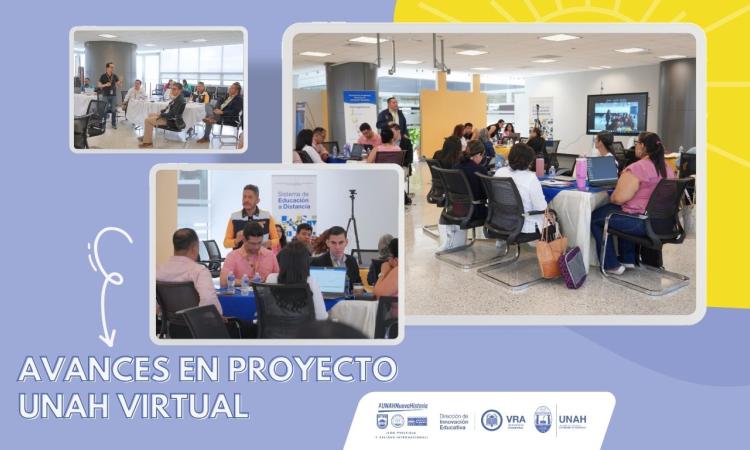 UNAH VIRTUAL acompaña a subcomisiones en primer taller para ampliar oferta académica a modalidad virtual