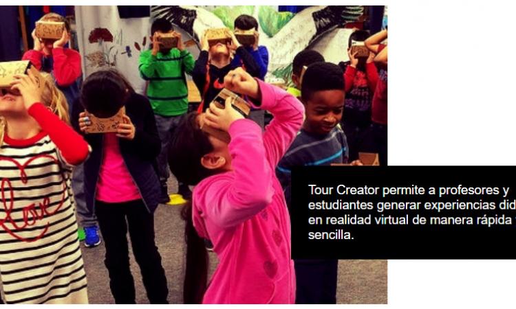 Tour Creator, herramineta educativa de Google para crear recorridos virtuales