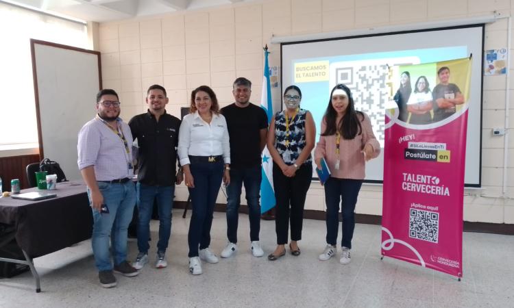 Cervecería Hondureña presenta programas de aplicación para realizar práctica profesional a estudiantes de ingenierías de la UNAH 