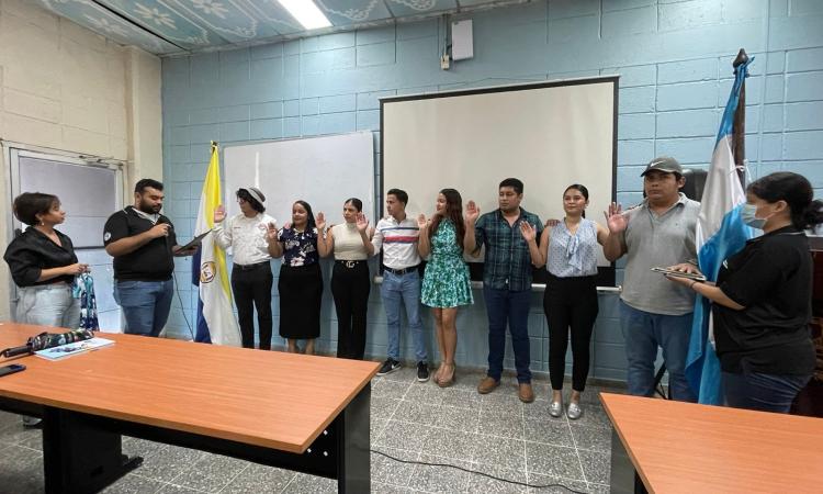 UNAH Choluteca juramenta a representantes de las asociaciones estudiantiles 