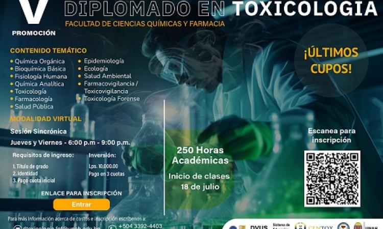 UNAH impartirá quinta edición del Diplomado en Toxicología
