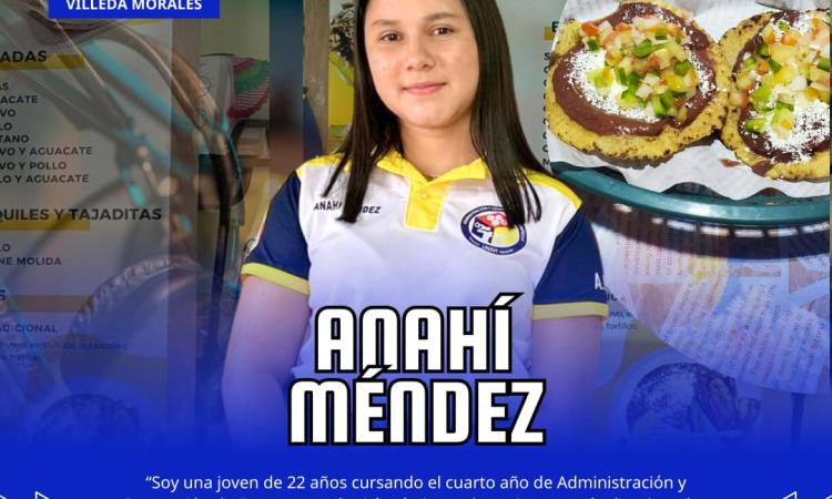 UNAH Campus El Paraíso destaca emprendimiento de estudiante Fanny Anahí Méndez 