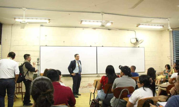 Autoridades universitarias realizan recorrido para identificar necesidades en UNAH Campus Cortés