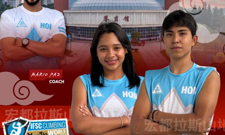 UNAH estará presente en Campeonato Mundial de Escalada Juvenil 2024 en China