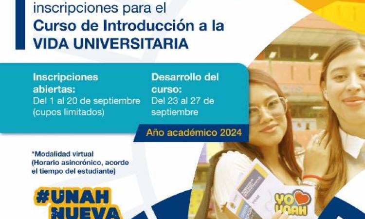 Habilitadas las inscripciones para el Curso de Introducción a la Vida Universitaria, modalidad virtual