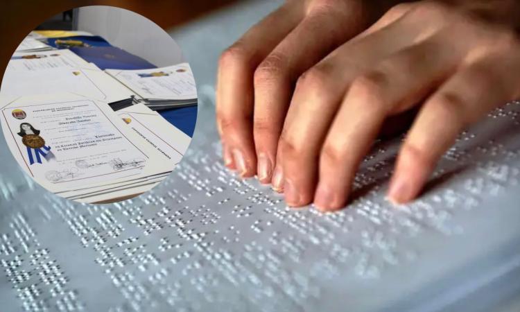 UNAH entregará el primer título escrito con sistema Braille en Honduras