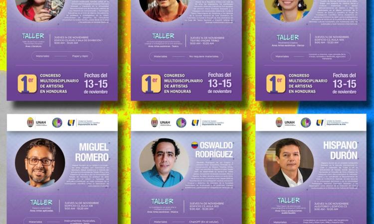 Presentarán Congreso Multidisciplinario de Artistas en Honduras