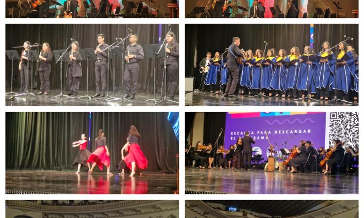 UNAH explosión de arte se vivió en el teatro Manuel Bonilla en Noche Cultural Universitaria 