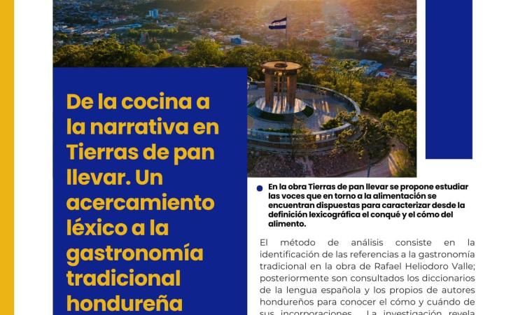 UNAH Campus El Paraíso pública artículo denominado “De la cocina a la narrativa en Tierras de pan llevar"