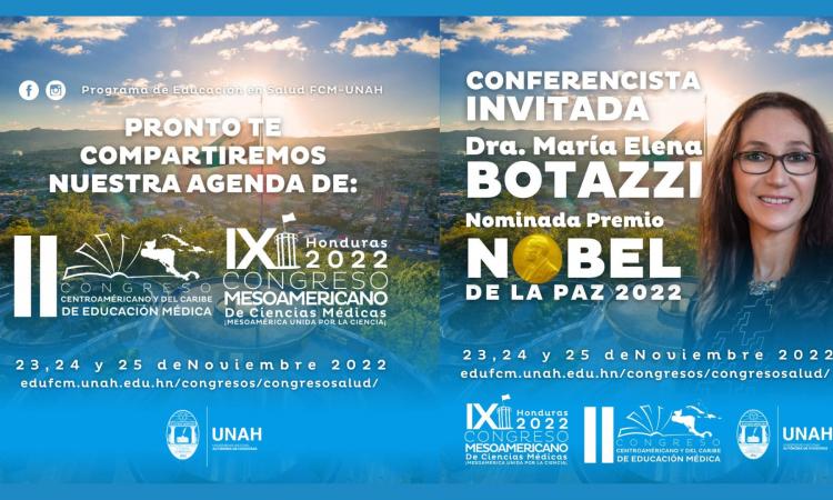 UNAH será sede del IX Congreso Mesoamericano de Ciencias Médicas del 23 al 25 de noviembre