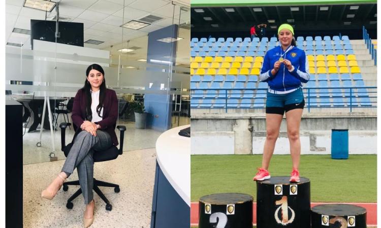 Esther Padilla, lanzadora de jabalina con récord nacional y excelencia académica, representará a la UNAH en Juduca 2023
